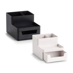 Utensilien-Organizer, Kunststoff Schwarz - Kunststoff - 16 x 10 x 12 cm