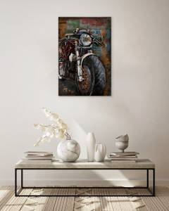 Tableau métallique 3D Motorcycle Power Métal - 60 x 90 x 5 cm