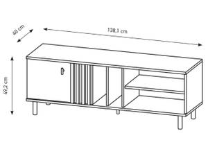 TV-Schrank MALONE 138 x 49 cm