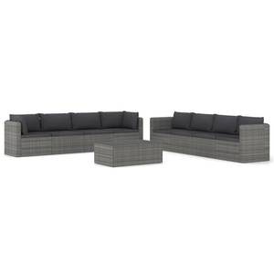 Garten-Sofa-Set (9-teilig) 3009702-6 Grau