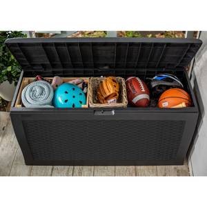 Gartenbox Samoa Grau - Kunststoff - 45 x 57 x 118 cm