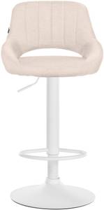 Tabouret de bar Milet Lot de 2 Crème