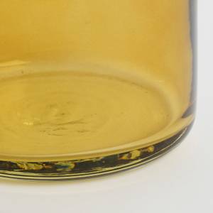 Flaschenvase Regal Gelb - Glas - 16 x 30 x 16 cm