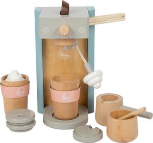 Kaffeemaschinen-Set „tasty“ Blau - Holzwerkstoff - 11 x 19 x 16 cm