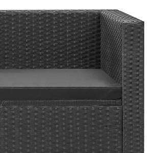 Gartenmöbel-Set (4-teilig) 3006305 Schwarz - Polyrattan - 50 x 33 x 80 cm