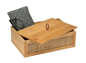 Bad-Organizer ALLEGRE BAMBOO Braun - Bambus - 22 x 7 x 15 cm