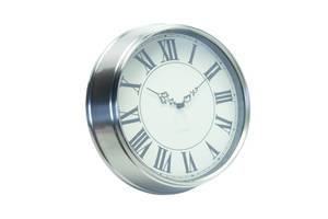 Design Wanduhr THE VINTAGE. Schwarz - Weiß - Glas - 35 x 35 x 9 cm