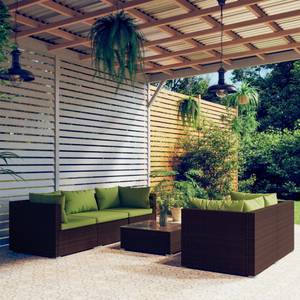 Salon de jardin (lot de 6) 3013630-3 Marron - Vert