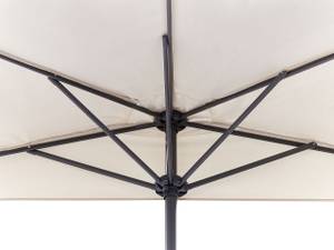 Parasol demi-rond GALATI Beige - Noir