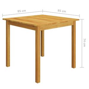 Garten-Essgruppe (5-teilig) 3067678 Grau - Massivholz - Holzart/Dekor - 85 x 74 x 85 cm