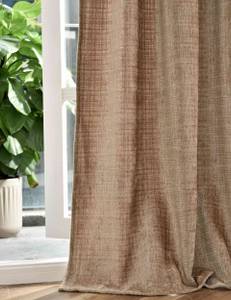 Vorhang Chenille Jacquard Taupe