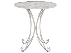 Bistro Set CILENTO 3-tlg Grau - Metall - 71 x 94 x 71 cm