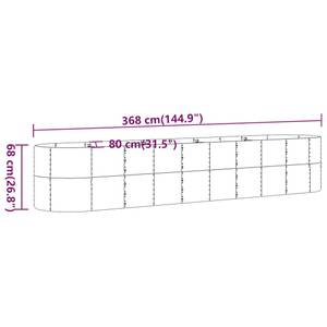 Hochbeet 3012741-3 368 x 68 cm