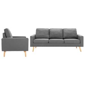 Sofa (2-teilig) 3003194-2 Hellgrau