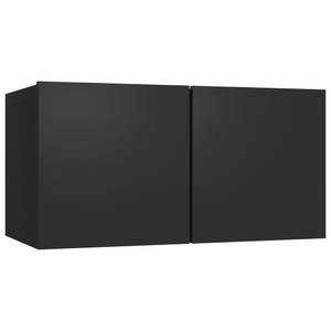 TV-Schrank 4er Set D743 Hochglanz Schwarz