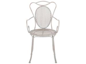 Bistro Set CILENTO 3-tlg Grau - Metall - 71 x 94 x 71 cm