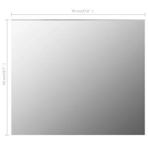 Wandspiegel 3000404-2 Silber - Glas - 50 x 1 x 70 cm