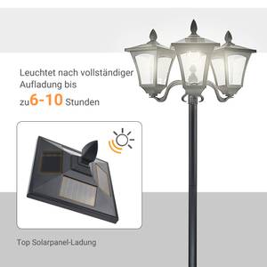 Solar Gartenleuchte 842-109 Braun - Metall - 47 x 183 x 52 cm