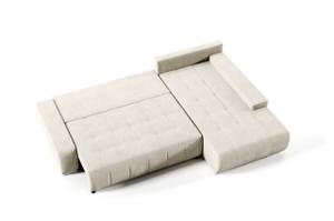 Ecksofa Eckcouch Bonari L Form Couch Beige - Ecke davorstehend rechts