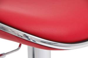 Tabouret de bar Shanghai Lot de 2 Rouge