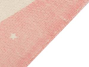 Teppich TAPAK Beige - Grau - Pink - Weiß - Gelb - Naturfaser - 80 x 1 x 150 cm