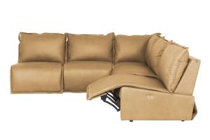 LUNA Ecksofa Braun