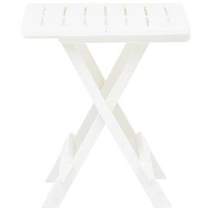 Table de jardin 3000494 Blanc - Matière plastique - 43 x 50 x 45 cm