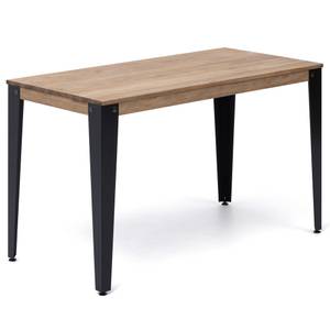 Table à manger Lunds 60x110 Noir-vieilli Noir