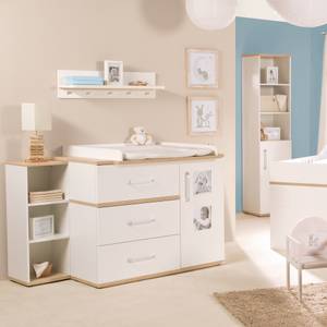 Set de chambre bébé Pia 2 pcs Blanc - Bois manufacturé