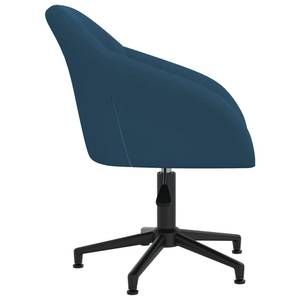 Chaise de bureau pivotante Bleu - Textile - 56 x 88 x 63 cm