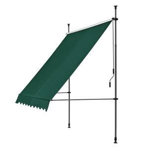 Store Banne Téléscopique Vert foncé - Largeur : 300 cm