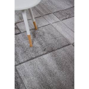 Tapis de salon moderne et design KUBIK Gris - 200 x 300 cm