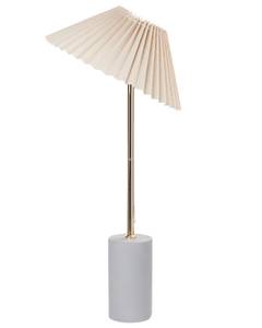 Tischlampen BALUARTE Beige - Gold - Grau - Naturfaser - 34 x 68 x 34 cm