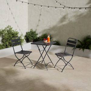 Table de jardin pliante Perla Noir