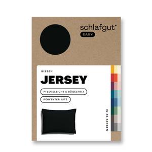 Kissenbezug Jersey Schwarz - 40 x 60 cm