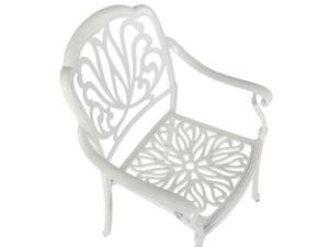 Chaise de jardin ANCONA Vert - Blanc