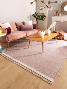 Tapis de laine Karla Rose foncé - 80 x 120 cm