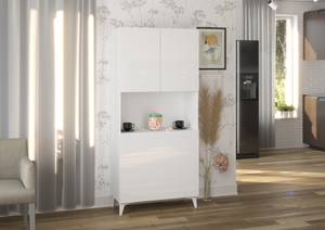Sekretär MEGAN 80x36-99x175 Weiß