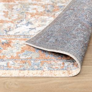 Waschbarer Teppich Nova Medaillon Orangerot - 160 x 230 cm