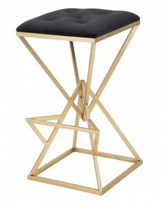 Barhocker Gold - Metall - 40 x 75 x 40 cm