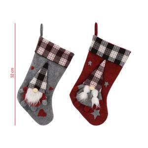 Chaussettes de Noël RE6635 (lot de 2) Textile - 1 x 52 x 0 cm