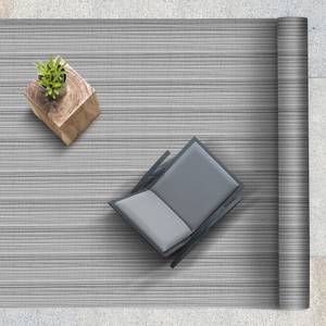 Outdoor Teppich Bologna Grau - Kunststoff - 60 x 1 x 100 cm