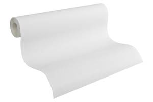 Vliestapete Überstreichbar Strukturiert Weiß - Kunststoff - Textil - 53 x 1005 x 1 cm