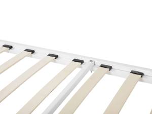 Lit double CUSSET Blanc - Largeur : 162 cm