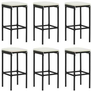 Bar de jardin (lot de 8) 3005785-3 Noir - Blanc