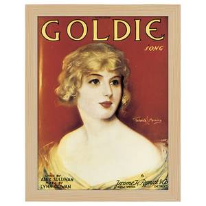 Bilderrahmen Poster Goldie Song Eiche Dekor