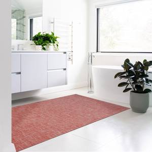 Vinyl-Badteppich Monza Rot - Kunststoff - 90 x 1 x 450 cm