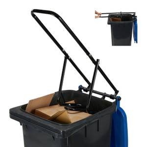 Compacteur déchets pour la poubelle Noir - Métal - 33 x 95 x 39 cm