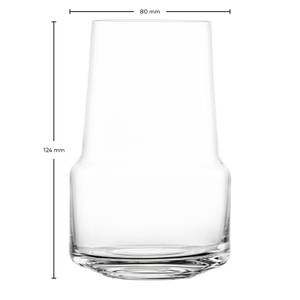 Sekt Tumbler Level 2er Set Glas - 8 x 13 x 8 cm