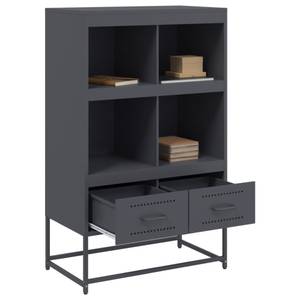 Highboard DE8775 Grau - Metall - 39 x 112 x 69 cm